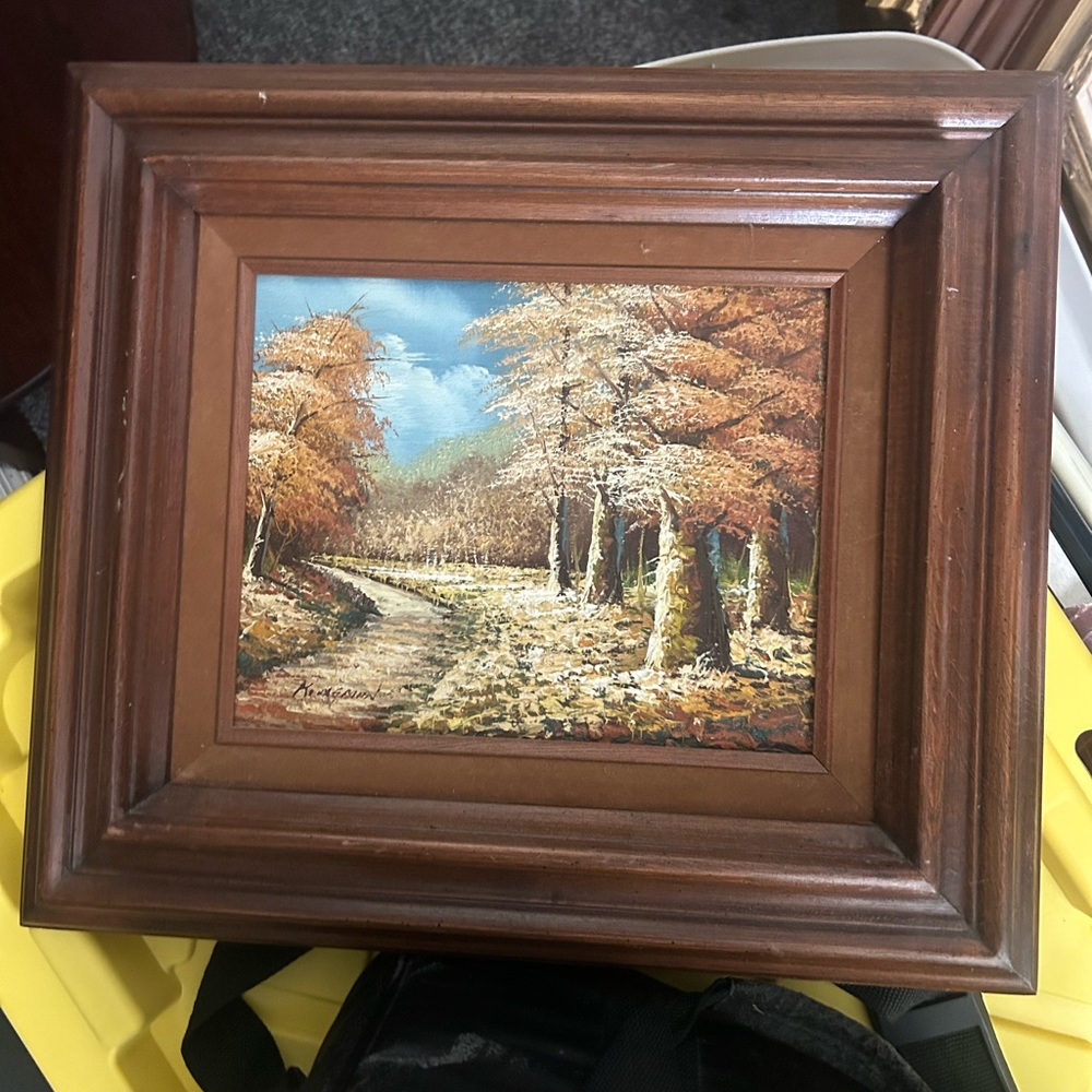 Autumn Landscape Framed Art by Unknown Artist
